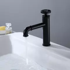 Mitigeur lavabo de salle de bain style industriel