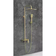 Colonne de douche dorée TAGBO 