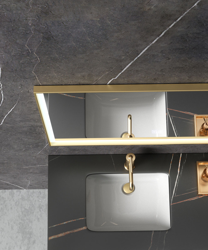 Meuble de salle de bain Noir Madras