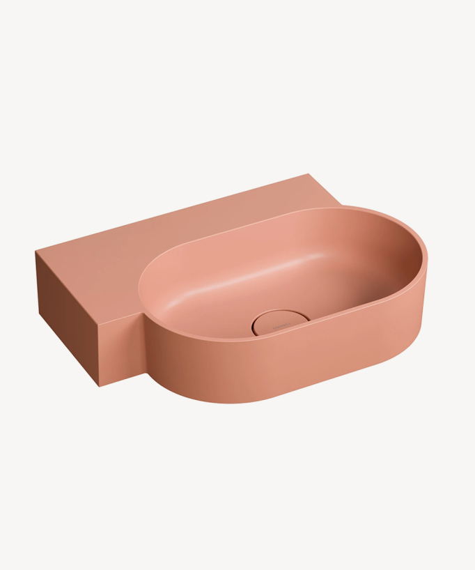 Ovo - Lavabo suspendu - Corail