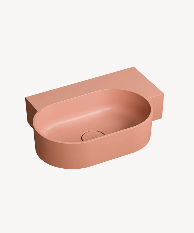 Ovo - Lavabo suspendu - Corail