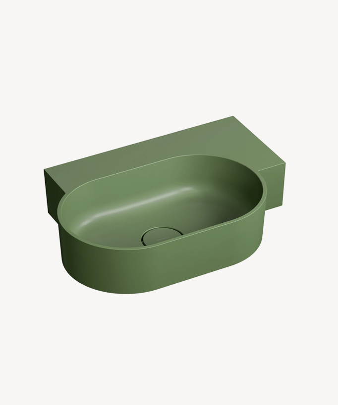 Ovo - Lavabo suspendu - Olive