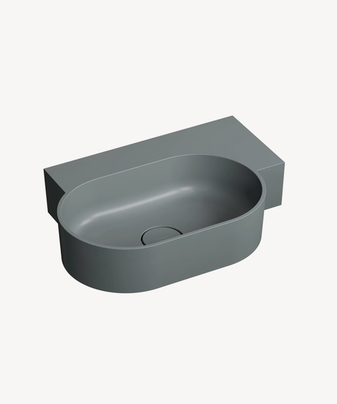 Ovo - Lavabo suspendu - Gris