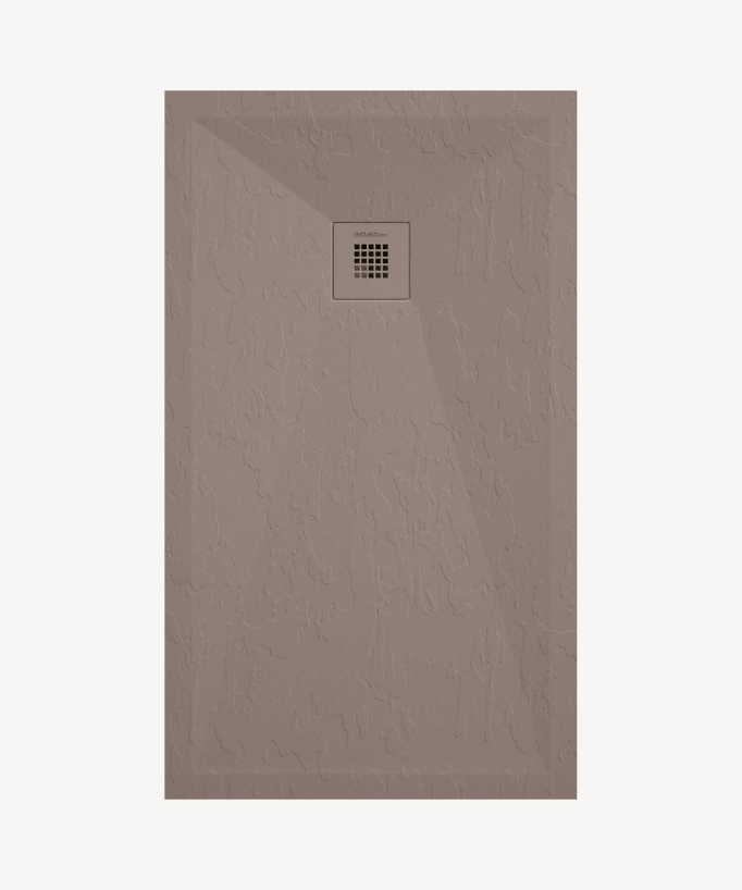 Receveur de douche Sable finition Ardoise Stone Plus, grille de couleur