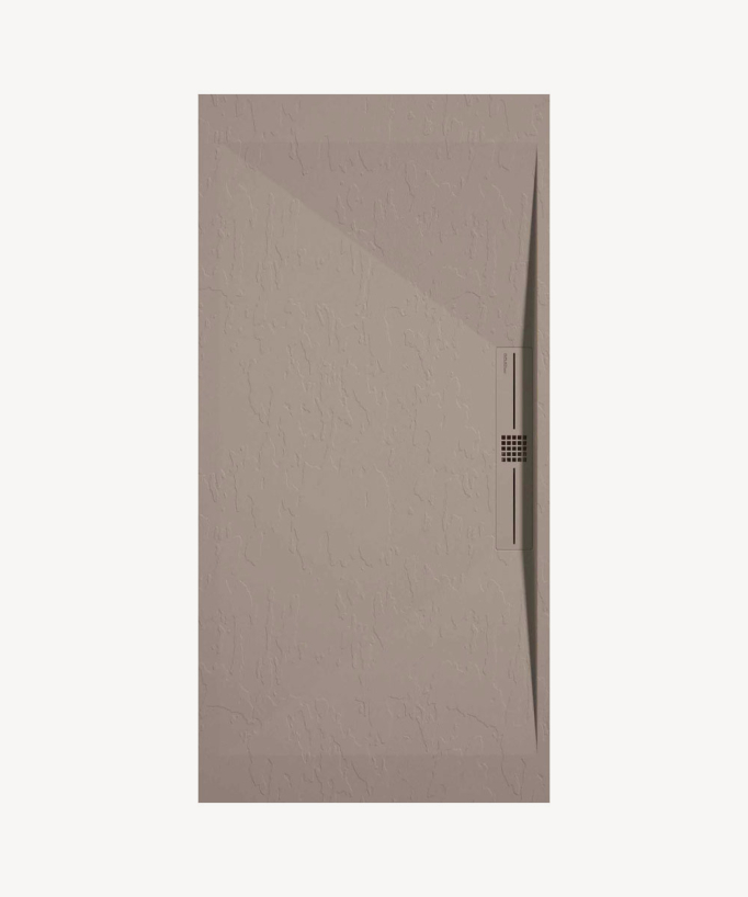 Receveur de douche Sable, Ardoise Stone SIDE, grille de couleur