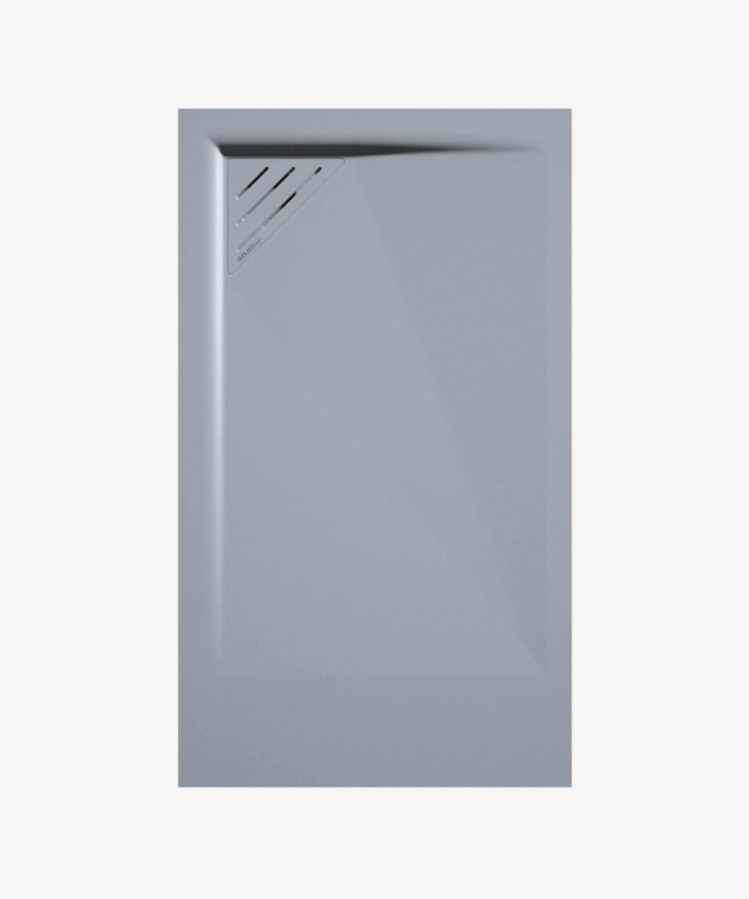 Receveur de douche Gris, finition  Stone MIO, grille de couleur