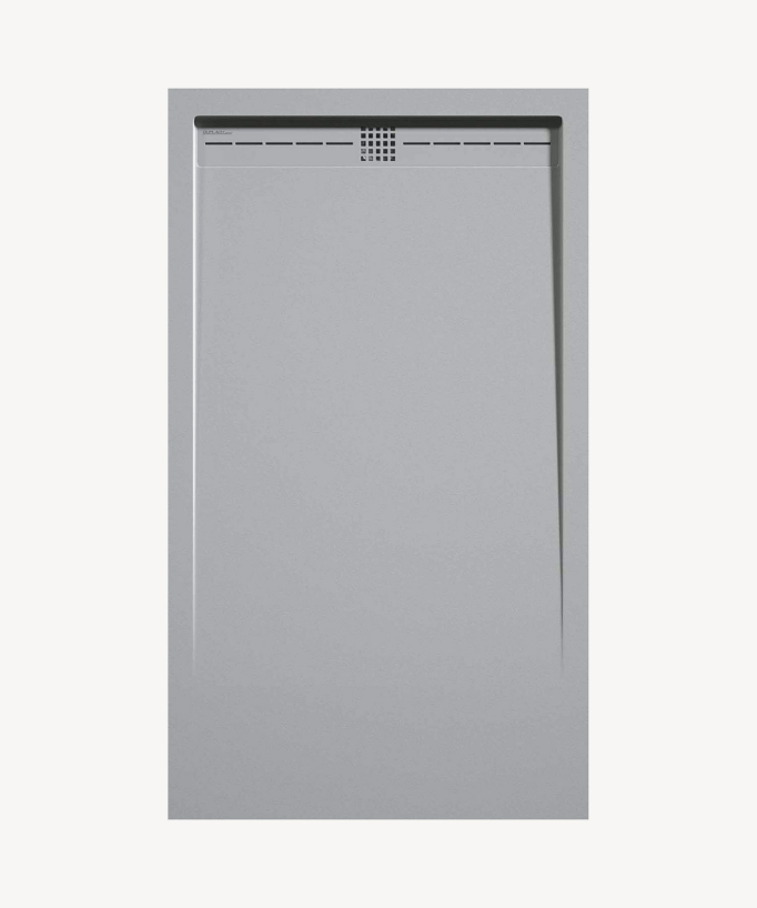 Receveur de douche Gris 7035, finition Lisse Stone CACH, grille de couleur
