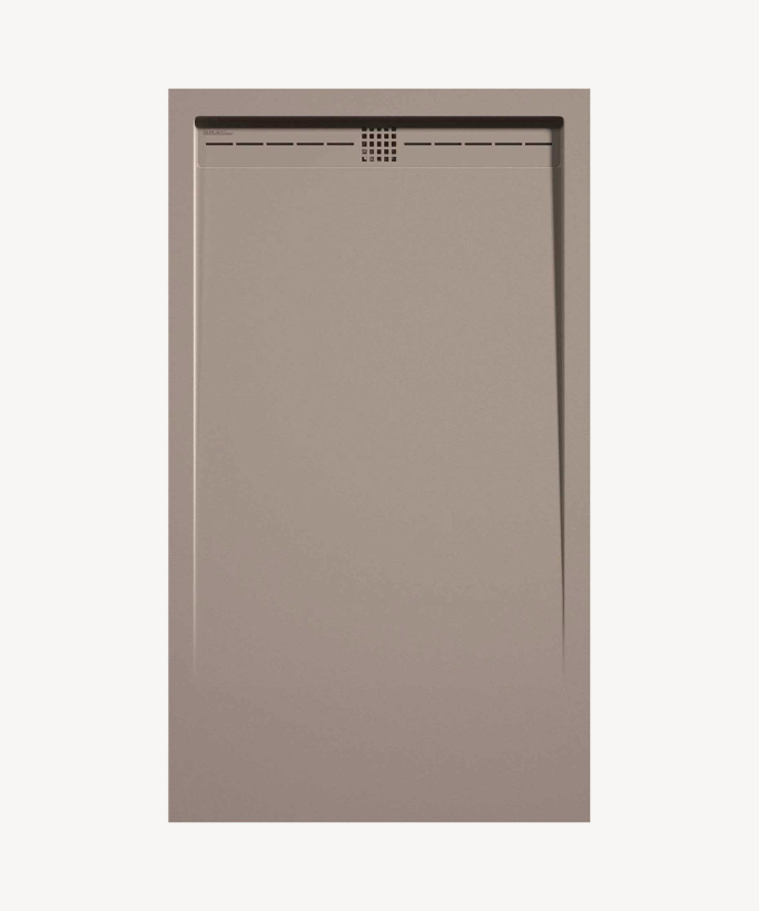 Receveur de douche Sable, finition Lisse Stone CACH, grille de couleur