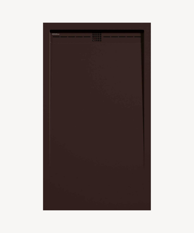 Receveur de douche Chocolat, finition Lisse Stone CACH