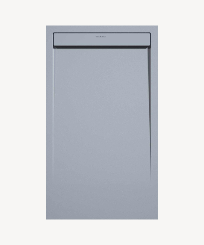 Receveur de douche Gris, finition Lisse Stone SMART, grille de couleur