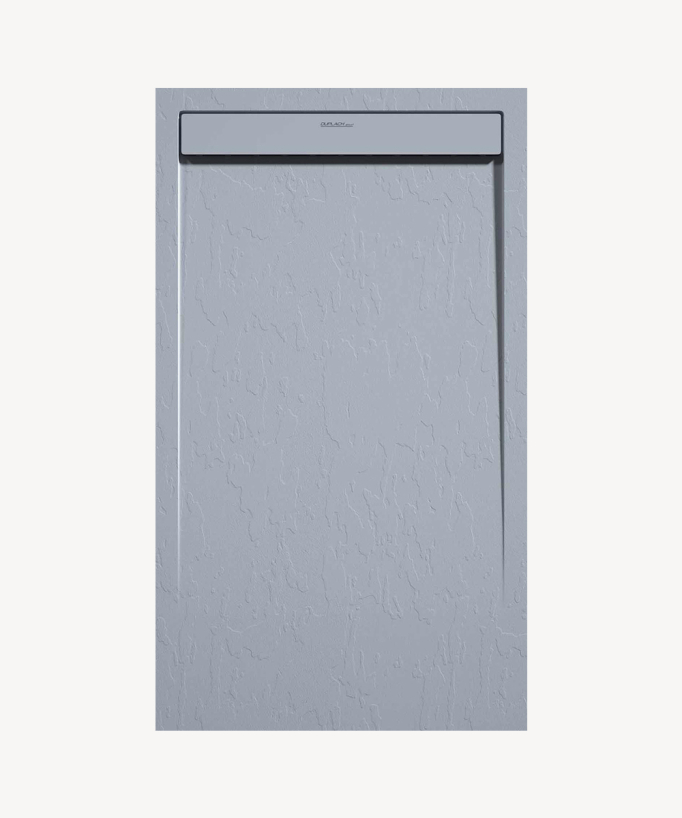 Receveur de douche Gris, finition Ardoise Stone SMART, grille de couleur