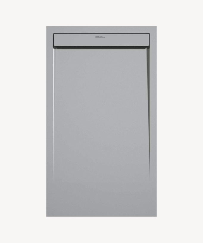 Receveur de douche Gris 7035, finition Lisse Stone SMART, grille de couleur