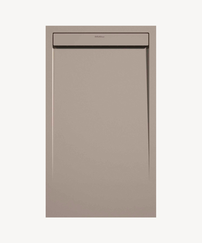 Receveur de douche Sable, finition Lisse Stone SMART, grille de couleur