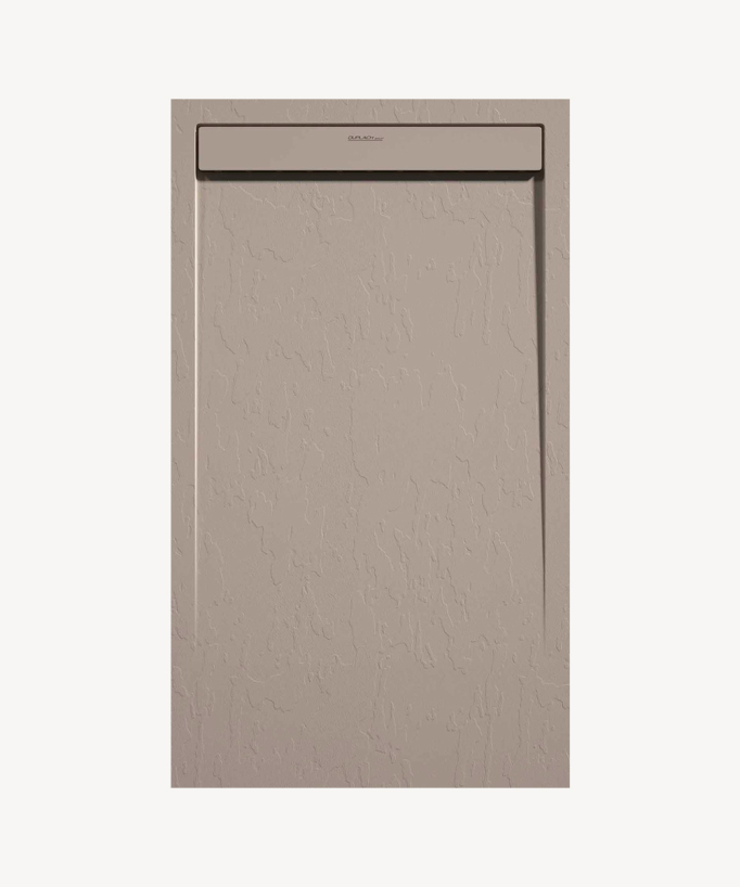 Receveur de douche Sable, finition Ardoise Stone SMART, grille de couleur