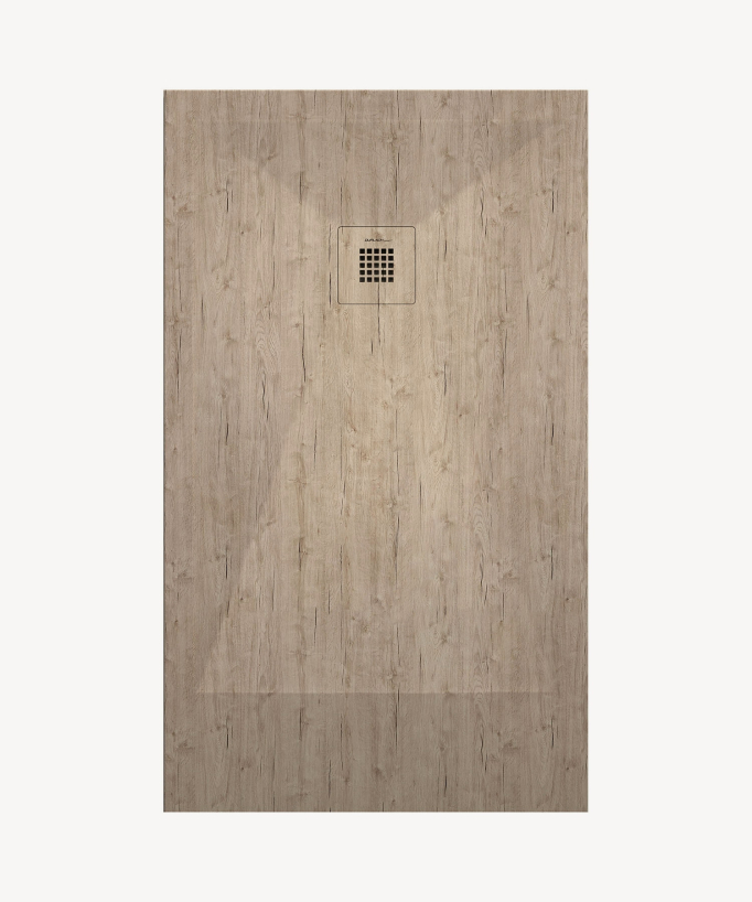 Receveur de douche Nature, finition Lisse Stone 3D, grille de couleur