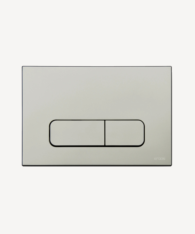 Plaque de déclenchement rectangulaire compatible avec le bâti-support Sigma Geberit