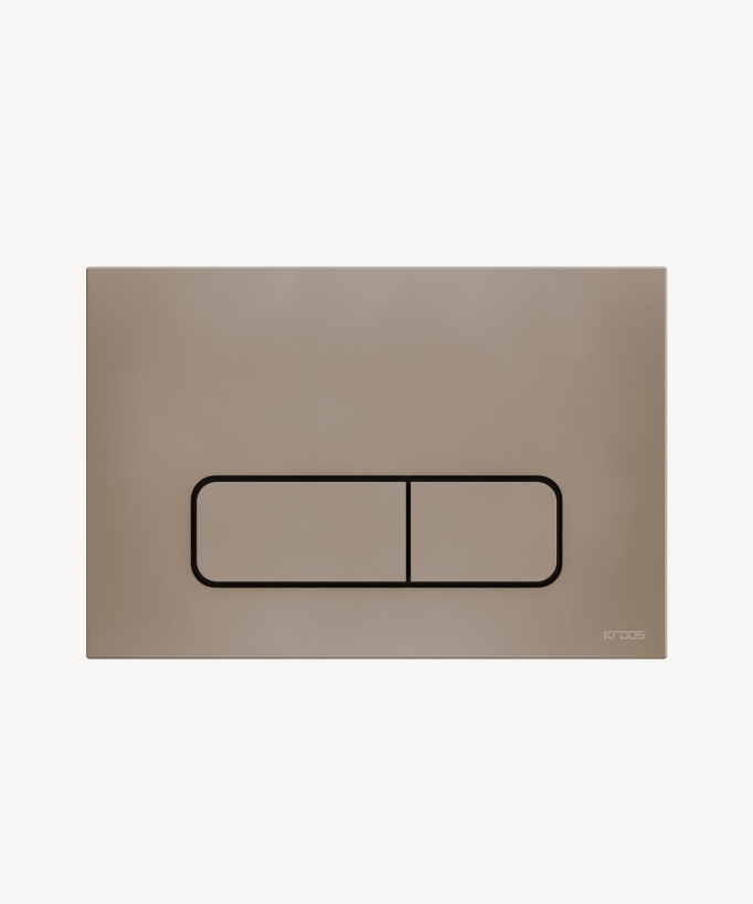 Plaque de déclenchement rectangulaire compatible avec le bâti-support Sigma Geberit