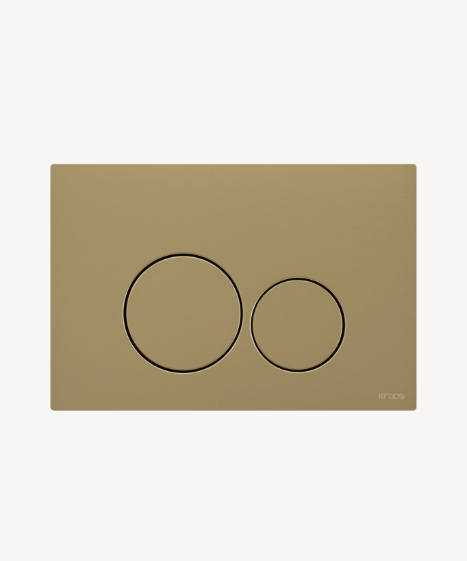Plaque de déclenchement double touche en acier inoxydable pour bâti-support Sigma Geberit