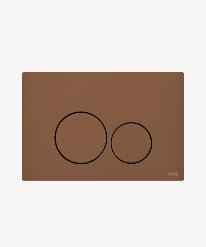 Plaque de déclenchement double touche en acier inoxydable pour bâti-support Sigma Geberit