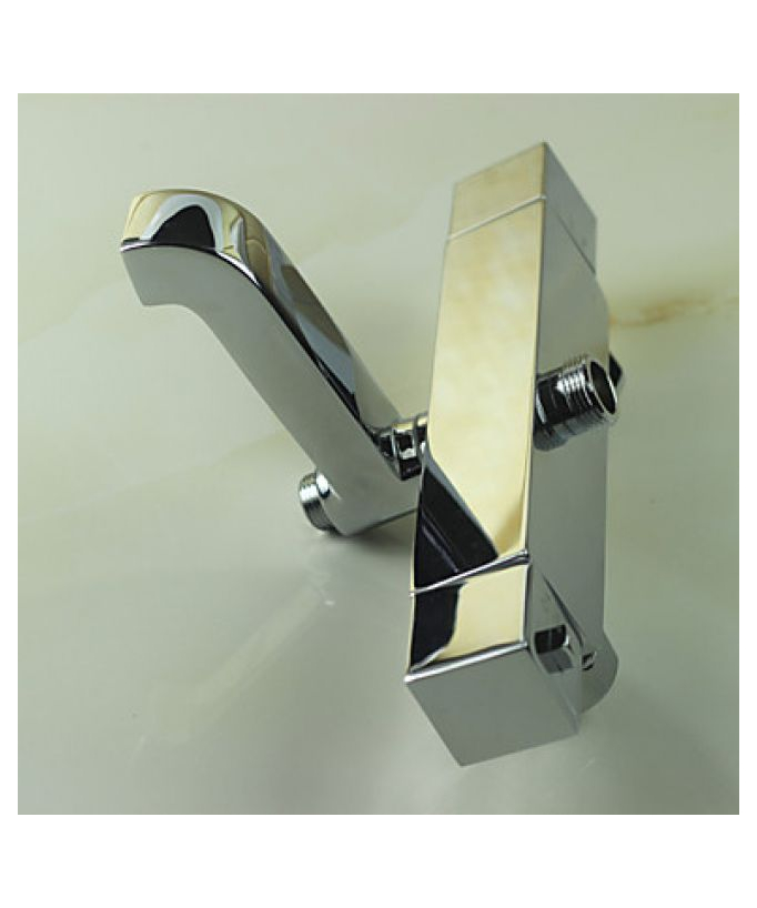 Robinet de douche et baignoire thermostatique avec tête de douche en acier inoxydable