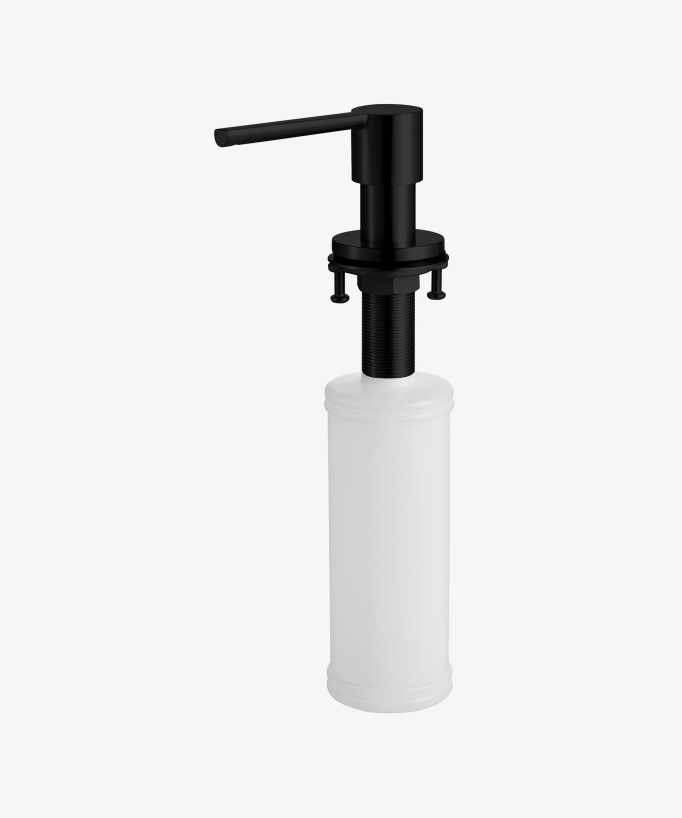 Distributeur de savon en acier inoxydable - noir