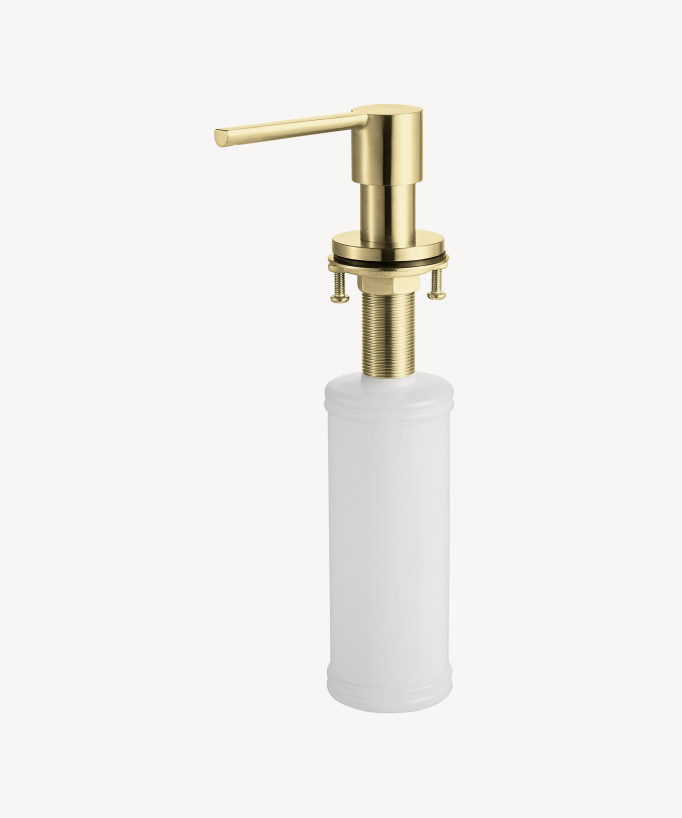 Distributeur de savon en acier inoxydable - doré brossé