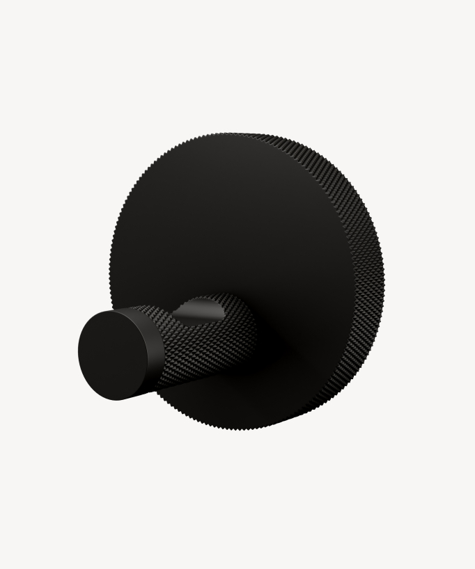 Patère simple murale Noir - Leros