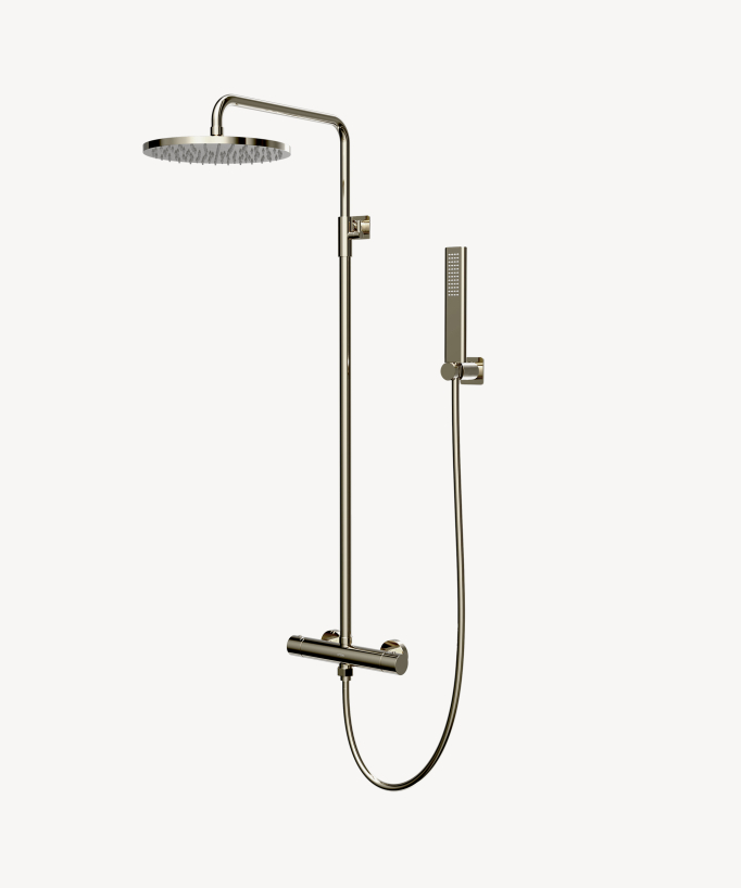 Colonne de douche thermostatique murale - Fiumina