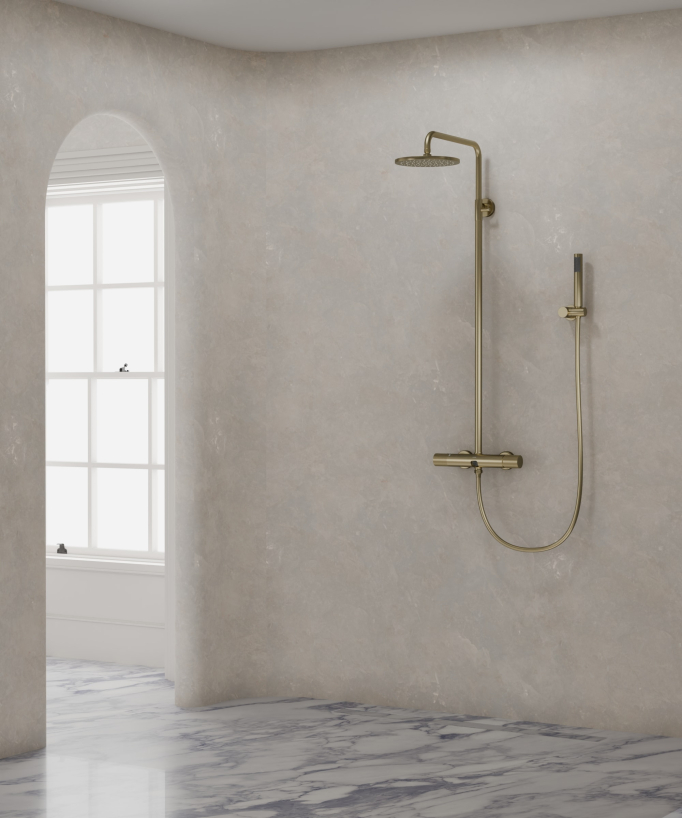 Colonne de douche murale avec mitigeur - Leros