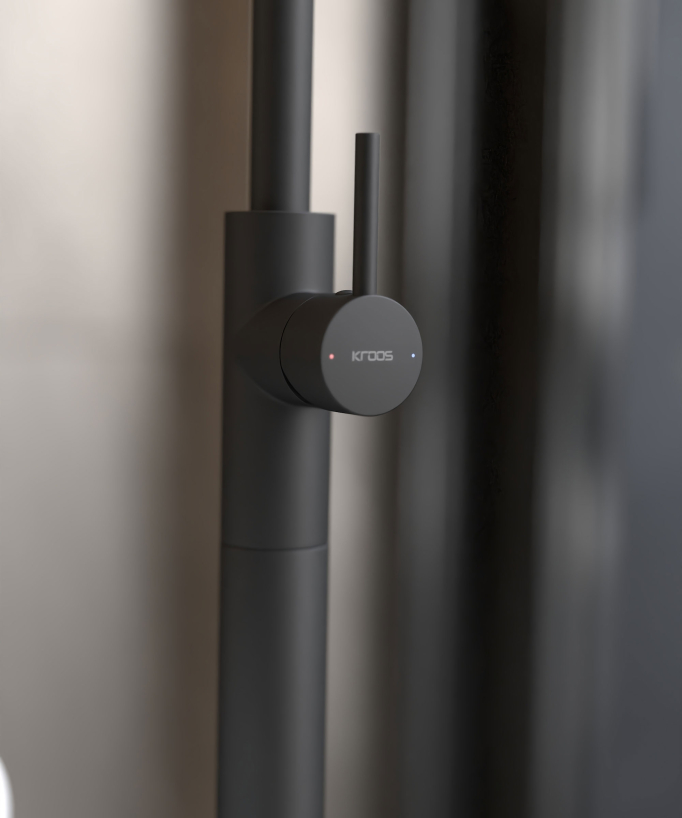 Robinet mitigeur bain monocolonne Noir - Corbeau