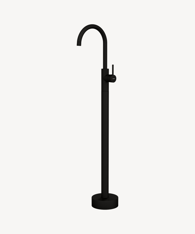Robinet mitigeur bain monocolonne Noir - Corbeau