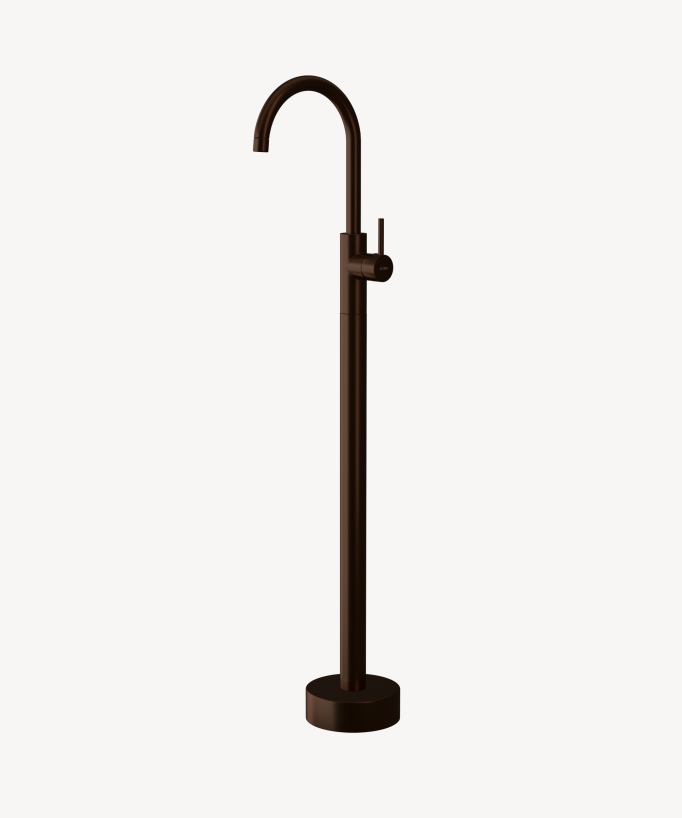 Robinet mitigeur bain monocolonne Moka brossé- Corbeau