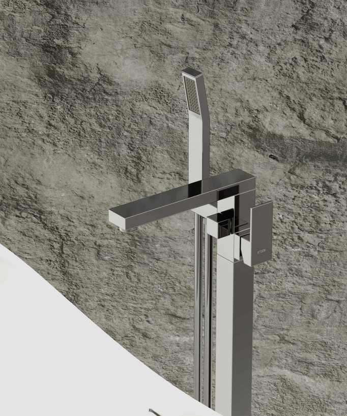 Mitigeur bain-douche monocolonne Chromé - Sirius