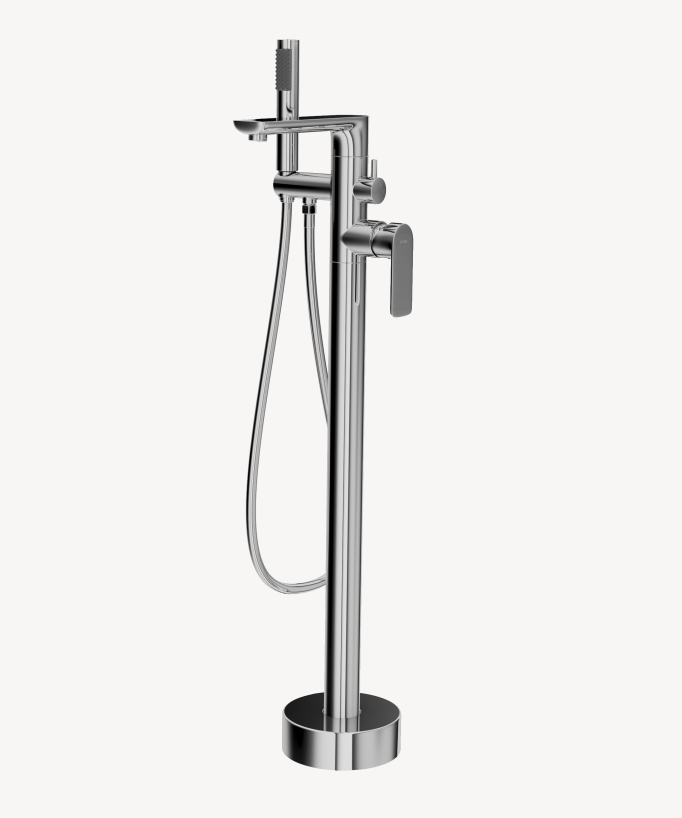 Robinet de baignoire sur pied Chromé - Nunki