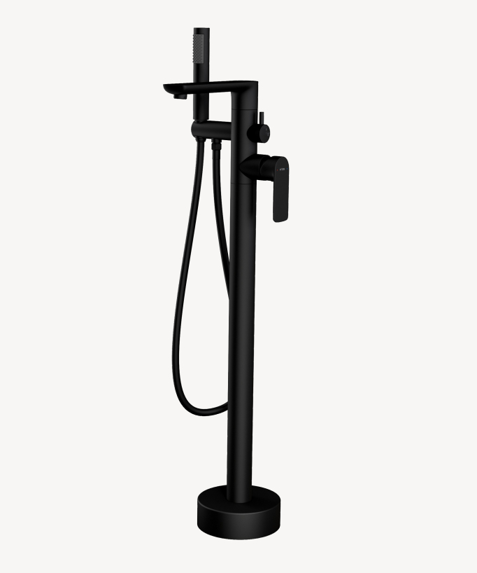Robinet de baignoire sur pied Noir - Nunki