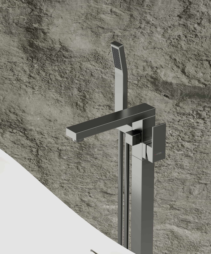 Mitigeur bain-douche monocolonne Gun Métal - Sirius