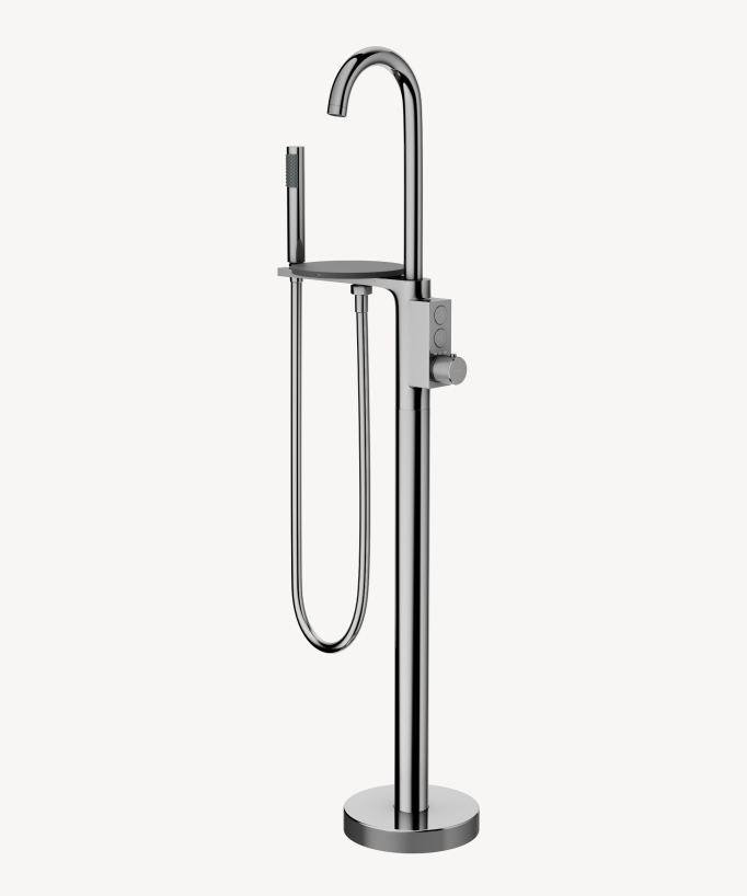 Robinet mitigeur thermostatique de baignoire au sol