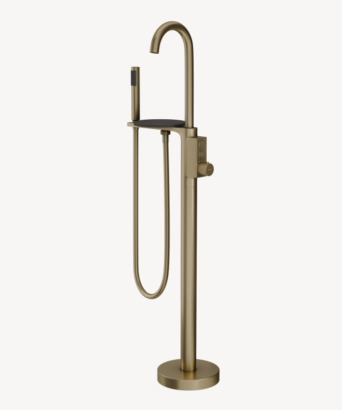 Robinet mitigeur thermostatique de baignoire au sol