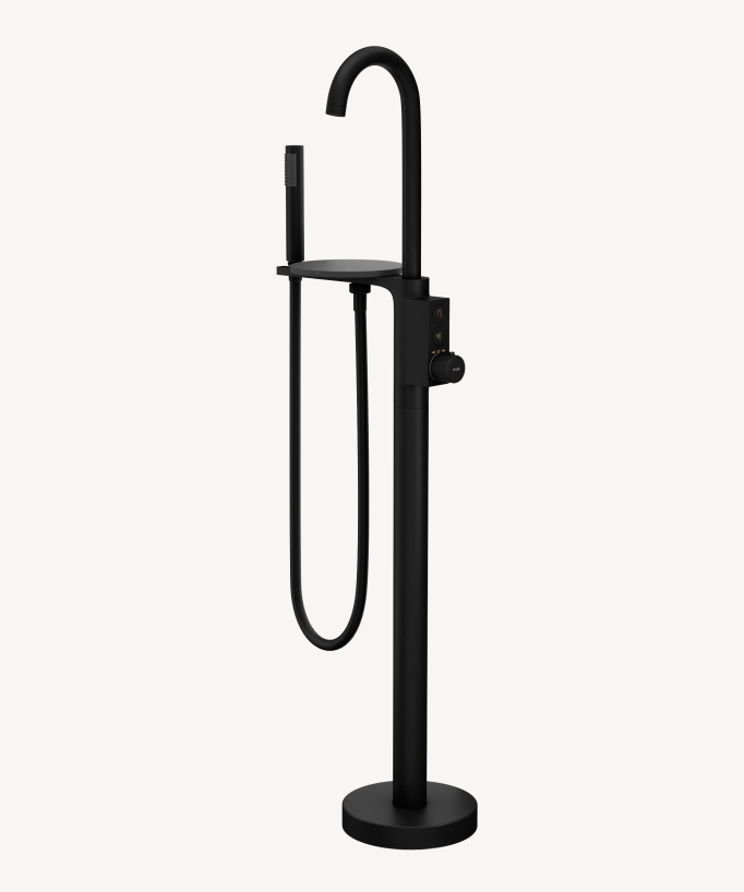 Robinet mitigeur thermostatique de baignoire au sol