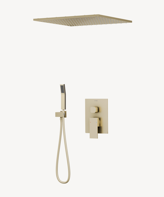 Système douche pluie encastrable au plafond - Sirius