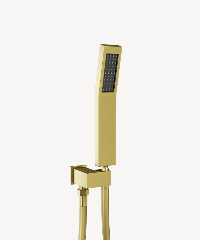 Système de douche thermostatique encastré au plafond Doré - Sirius