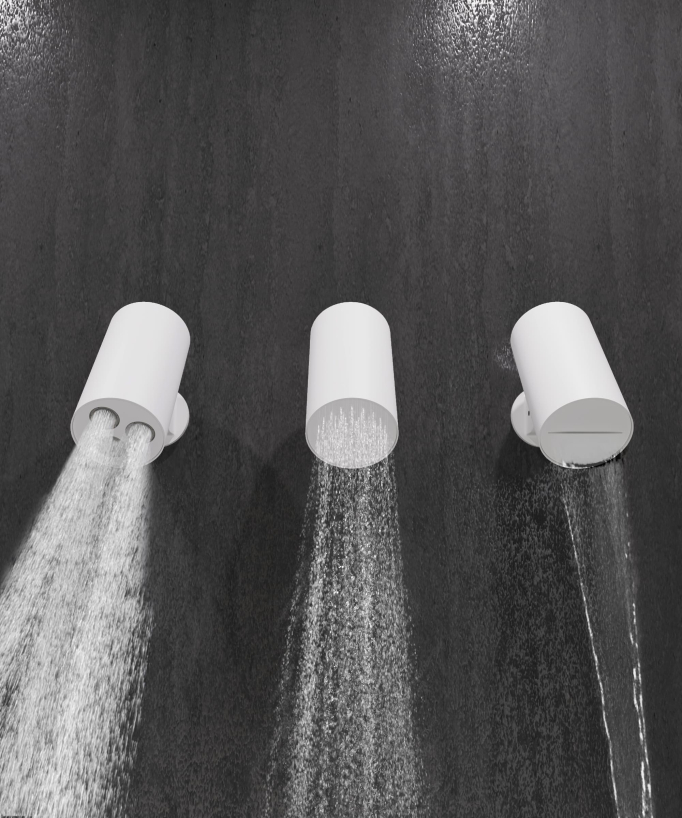 Pack mitigeur thermostatique multi-spray avec pommeau orientable - Corbeau