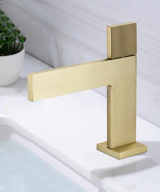 Robinet mitigeur de lavabo design sans réglage de débit - Kyra