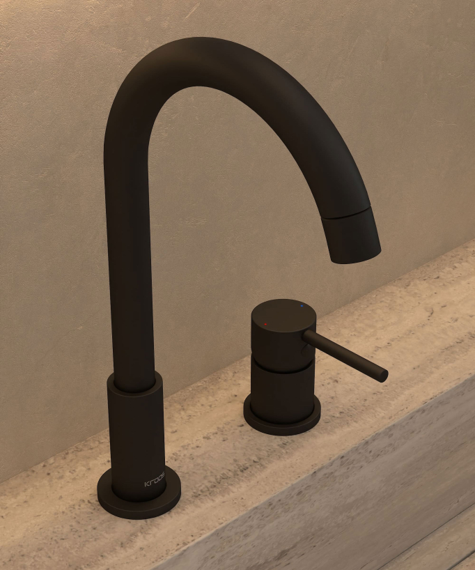 Mitigeur de lavabo 2 trous Noir - Corbeau