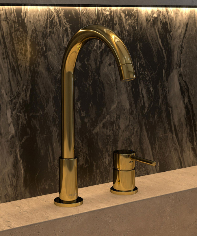 Mitigeur de lavabo 2 trous - Corbeau