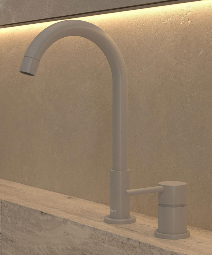 Mitigeur de lavabo 2 trous Blanc - Corbeau