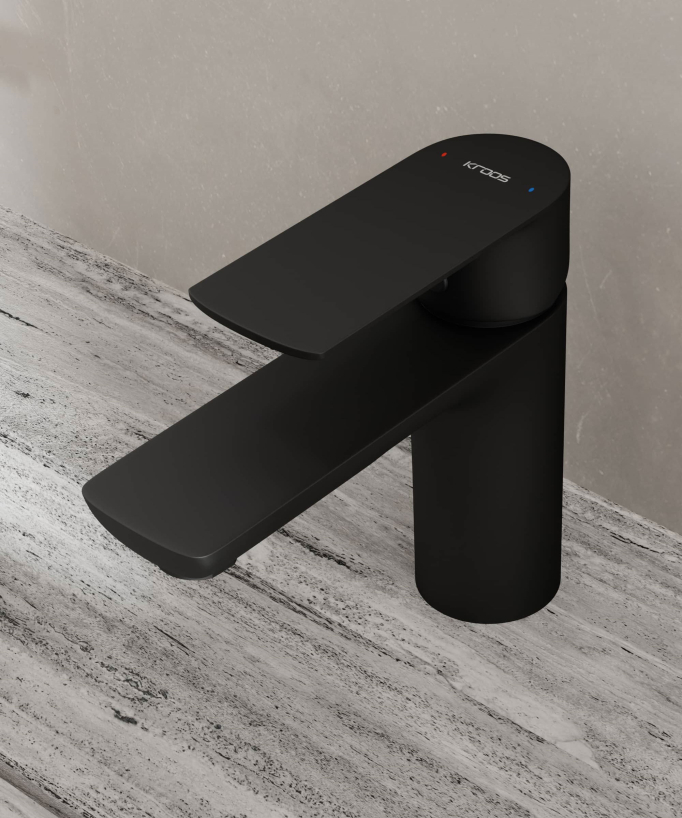 Mitigeur lavabo à poser Noir - Nunki