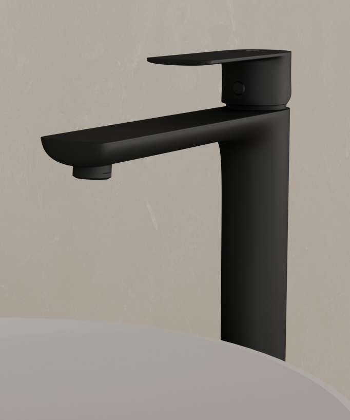 Robinet mitigeur vasque Noir - Nunki