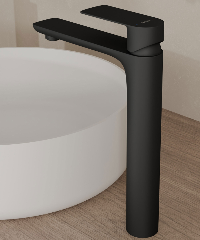 Robinet mitigeur vasque Noir - Nunki