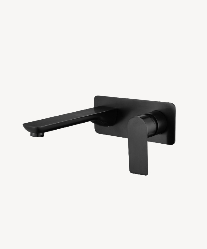 Mitigeur lavabo encastré Noir - Nunki